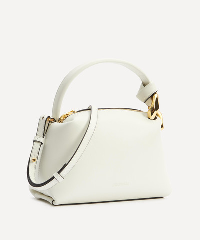 JW Anderson Small Corner Off White Leather Crossbody Bag outlook