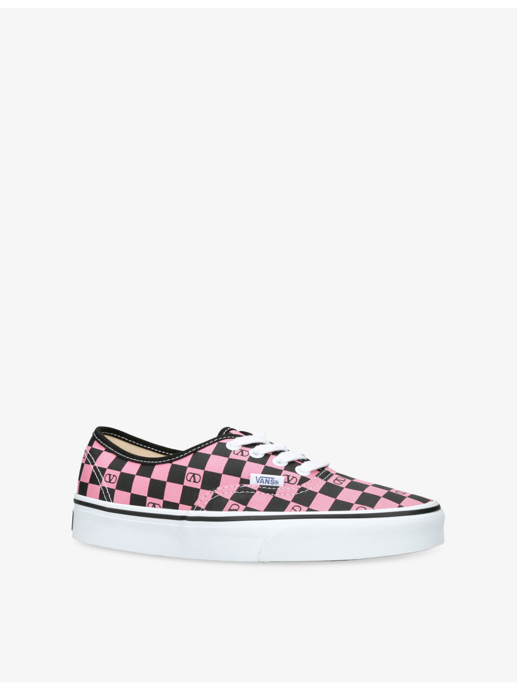 Valentino Garavani X Vans Authentic VLogo Checkerboard Canvas Low-Top Trainers - 3