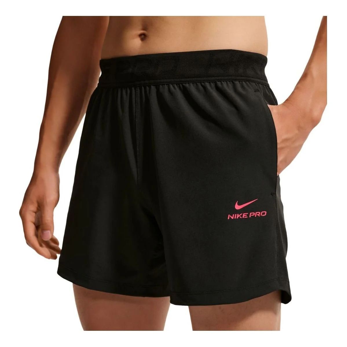 Nike Pro Training Dri-Fit 6 Inch Short Asia Sizing 'Black Red' HV0412-011 - 1