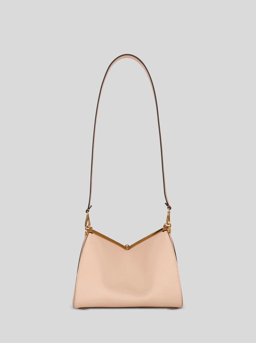 MEDIUM LEATHER VELA BAG - 5