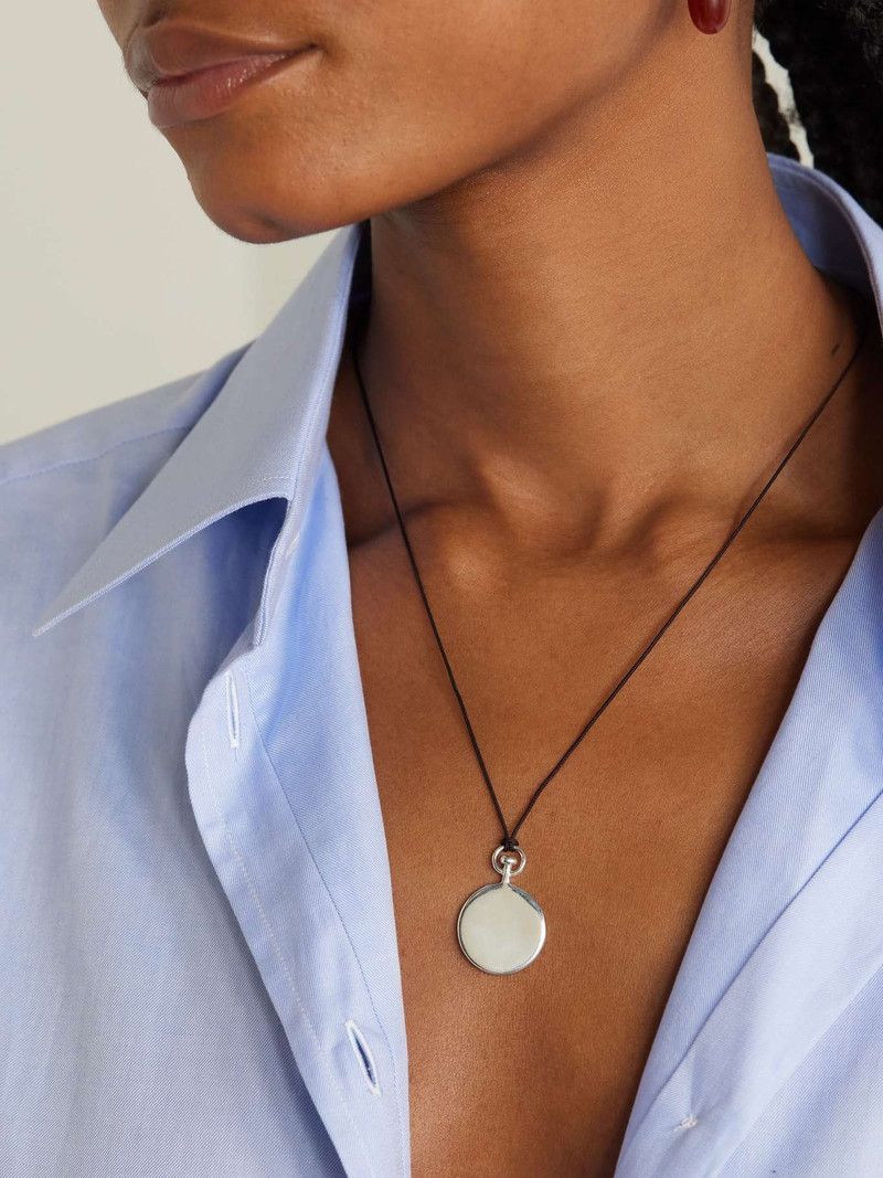 Sophie Buhai Fob silver cord necklace outlook
