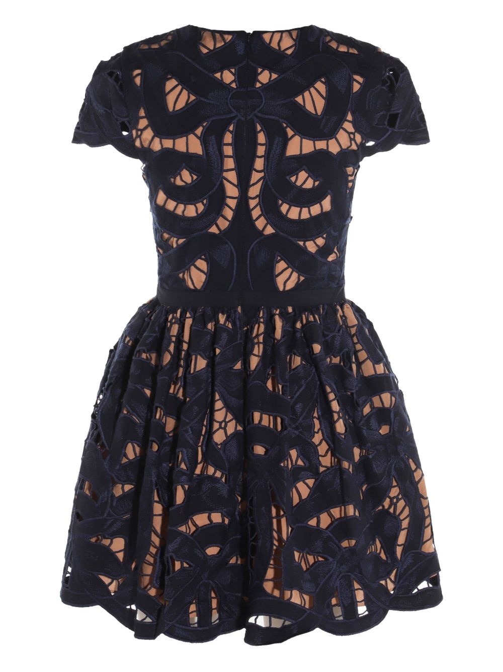 embroidered mini dress - 2
