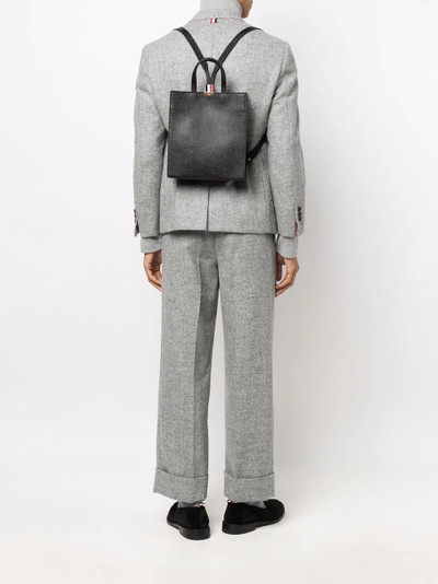 Thom Browne small multifunctional lock-detail backpack outlook