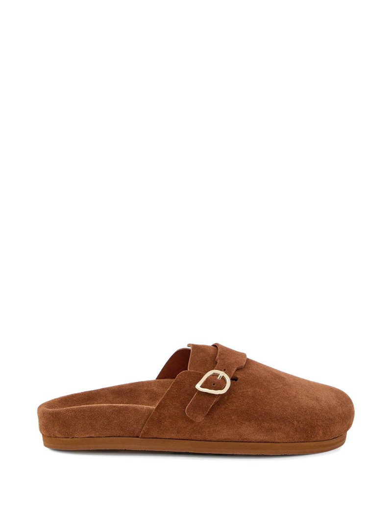 Vasilista buckle-strap mules 1