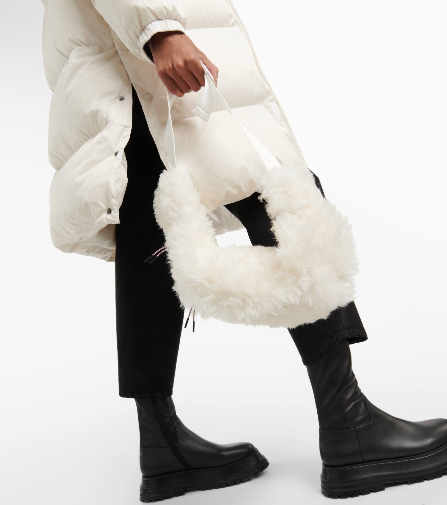 Shearling belt bag - 2