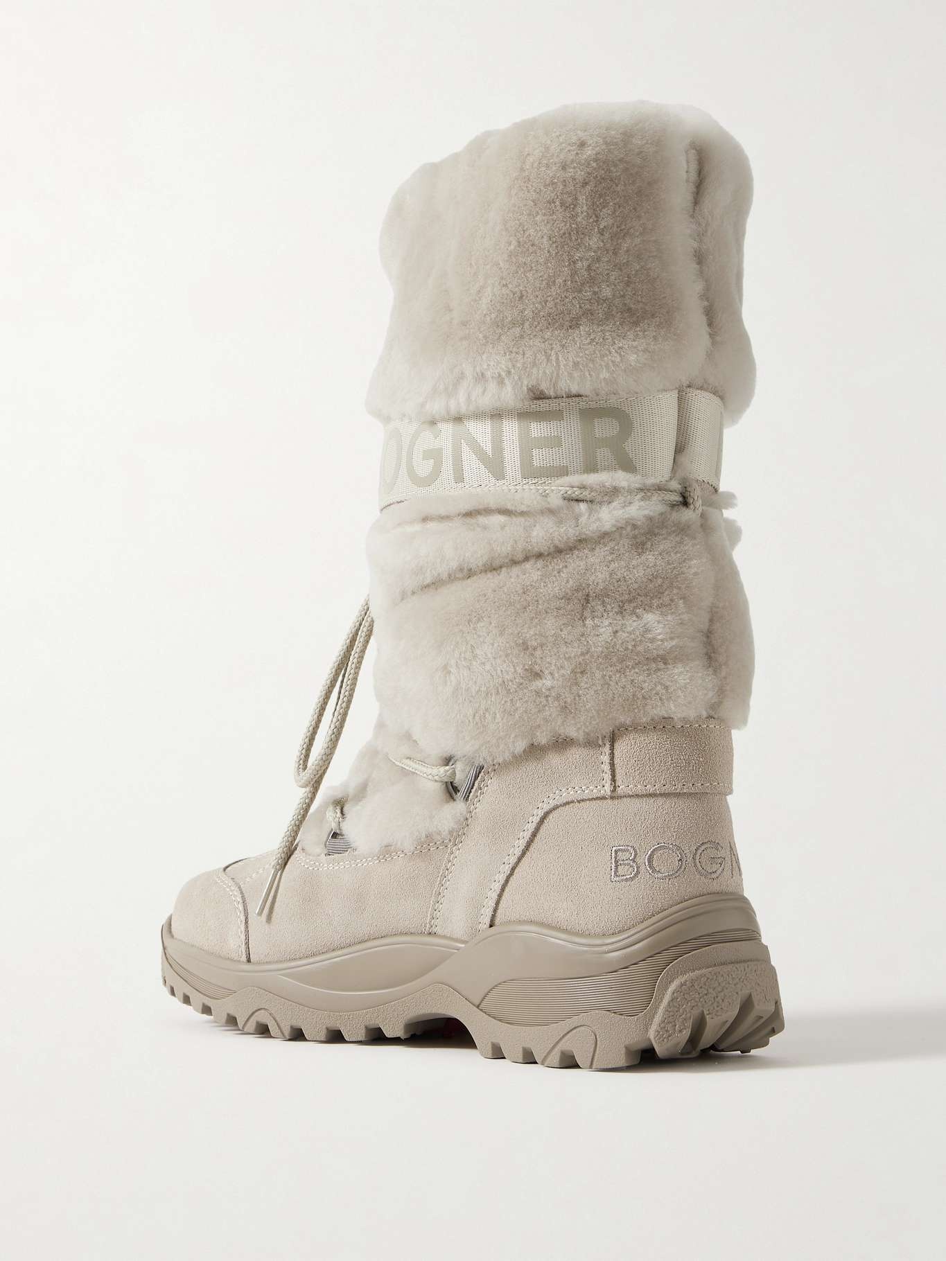 Alta Badia 2 B shearling and suede snow boots - 3