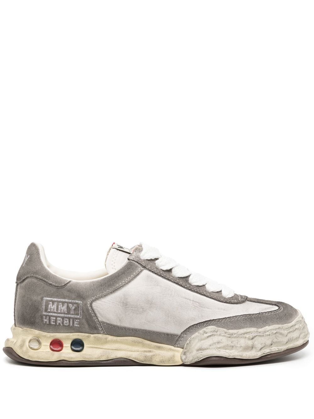 Herbie distressed-effect trainers - 1