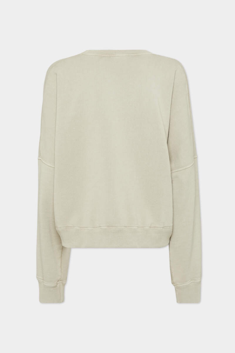 FADE DYED ONION CROPPED SWEATSHIRT - 2