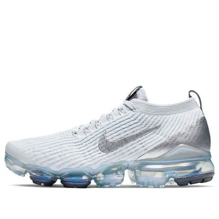 (WMNS) Nike Air VaporMax Flyknit 3 'White Silver' AJ6910-101 - 1