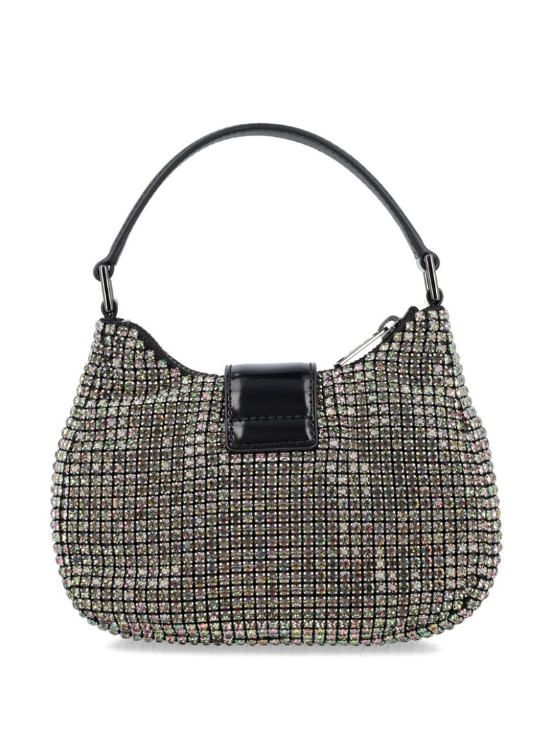 self-portrait Multi Rhinestone Crescent micro bag outlook