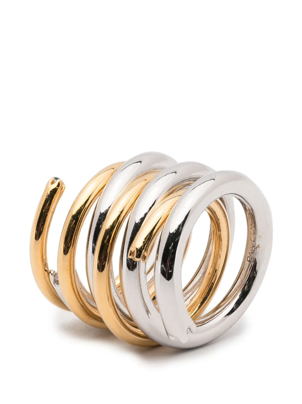 Orbit spiral-effect two-tone rings - 1