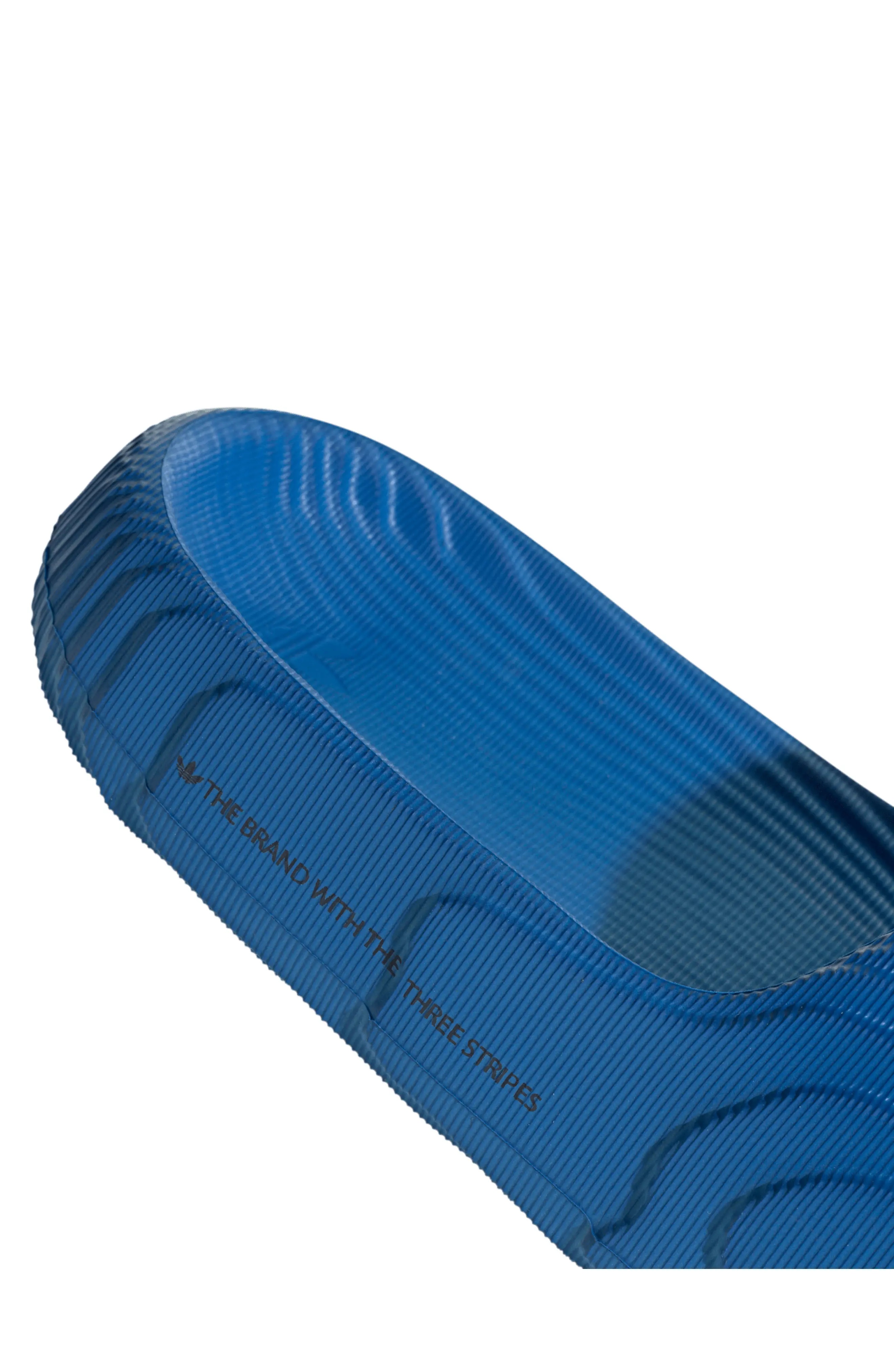 Adilette 22 Slide Sandal in Bluebird/Bluebird/Black - 8