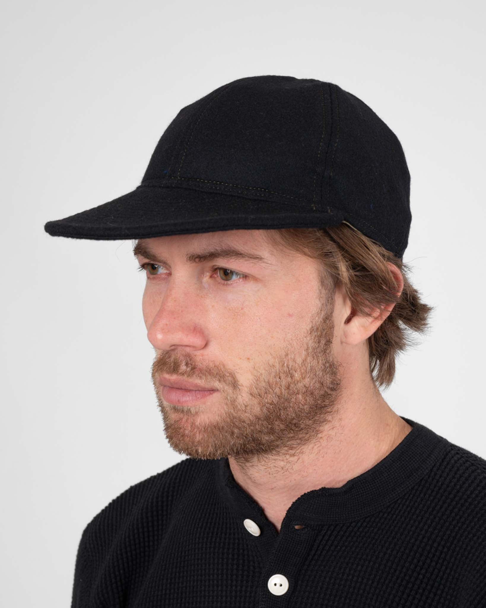 PN-0076 Papa Nui - P80 Wool Cap - Black - 2
