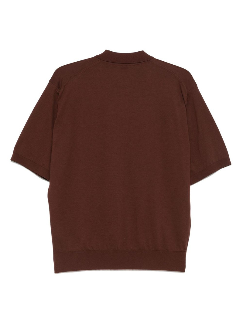 AURALEE cotton polo shirt outlook