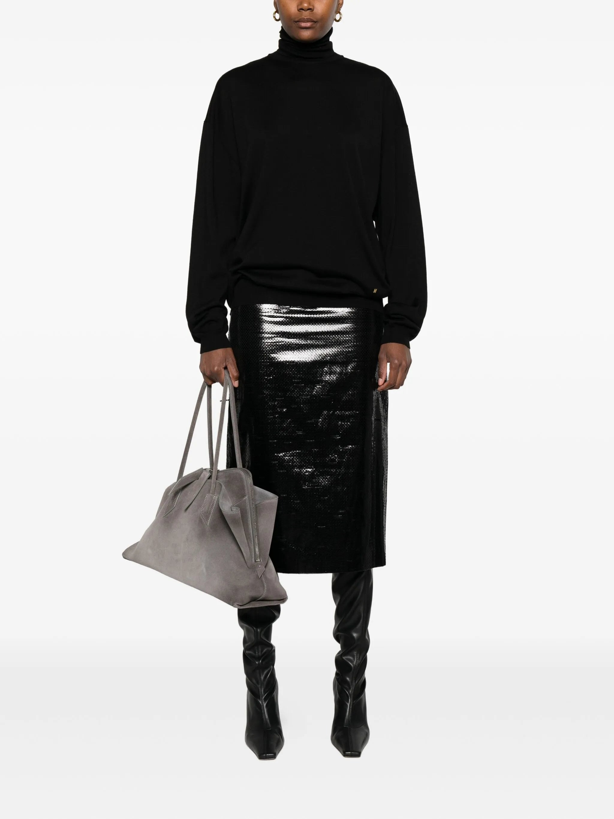Moschino Turtleneck Wool Sweater - 2