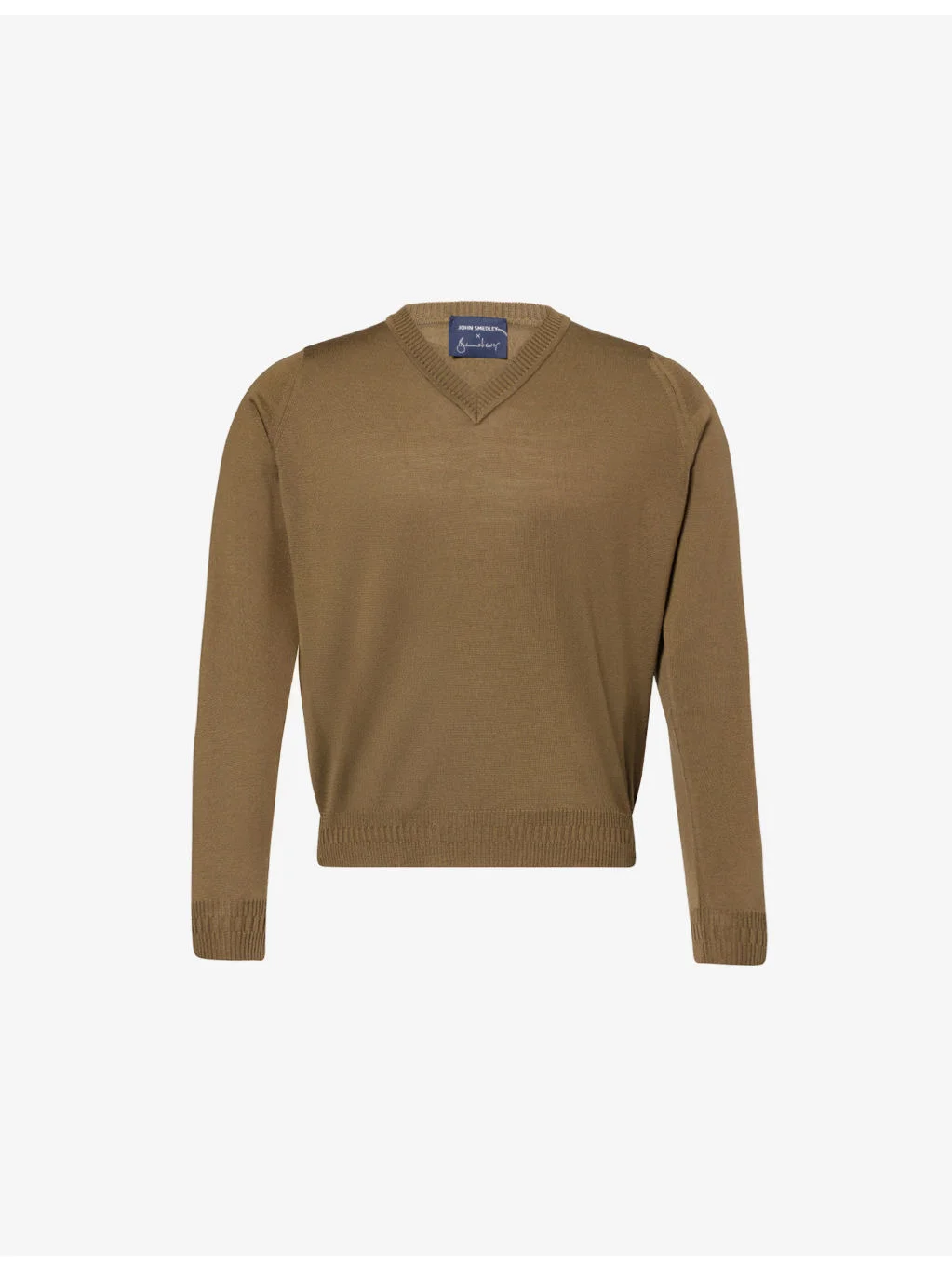 John Smedley X Bill Nighy V-Neck Merino Wool Jumper - 1