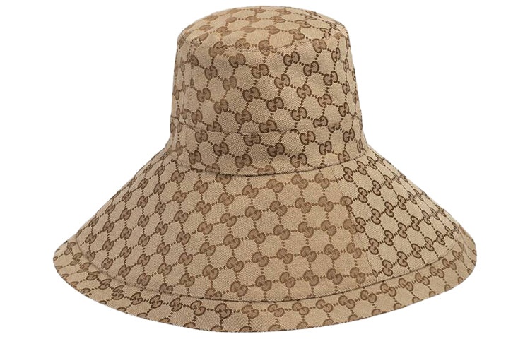 Gucci GG Canvas Wide Brim Hat 'Beige/Ebony' 631958-KQW00-9700 - 3