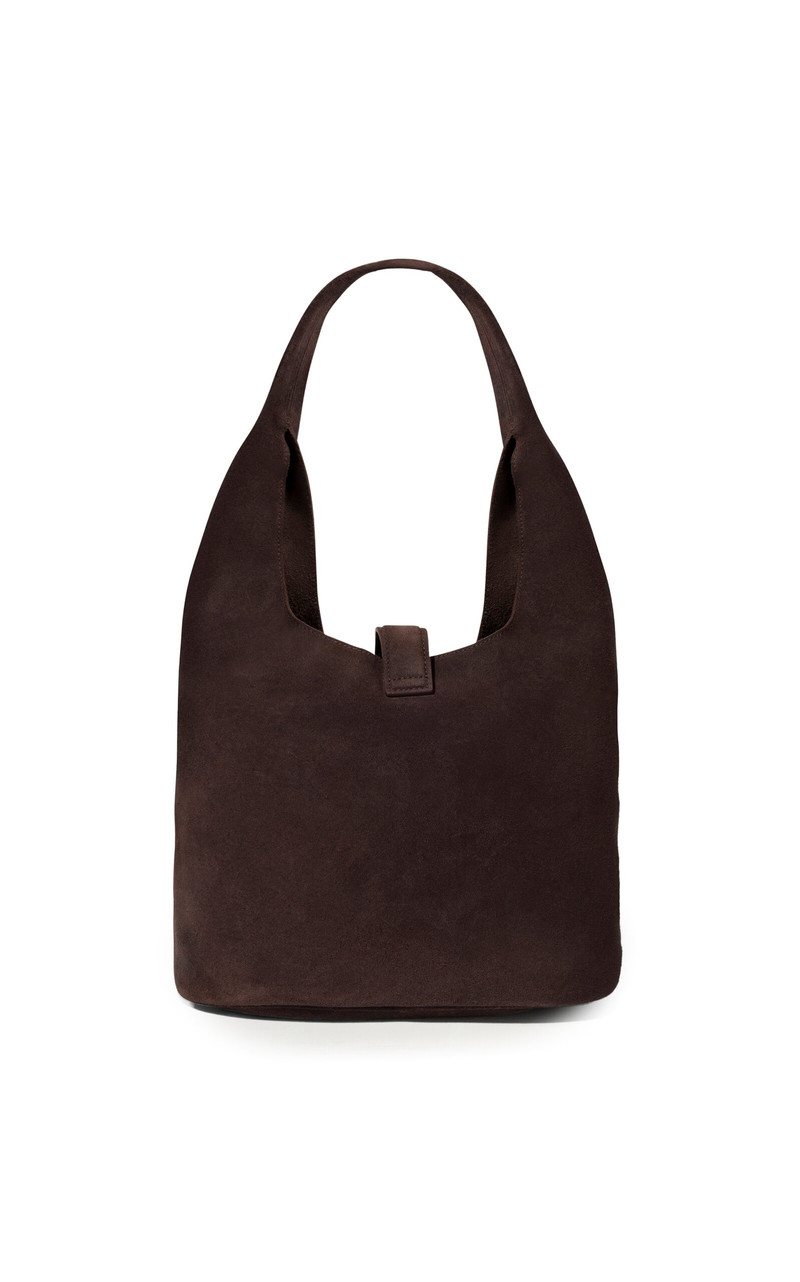SIMKHAI Khai Suede Hobo Bag brown outlook