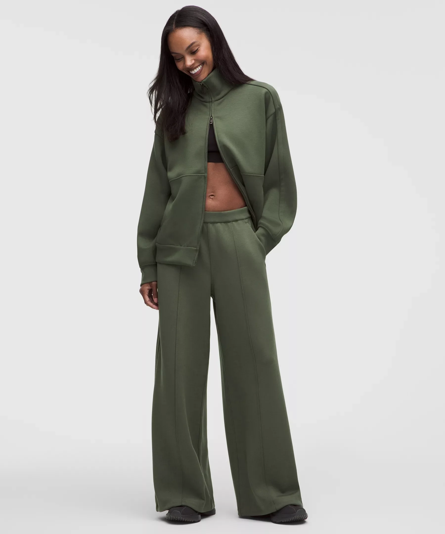 Smooth Spacer High-Rise Wide-Leg Pant *Regular - 1