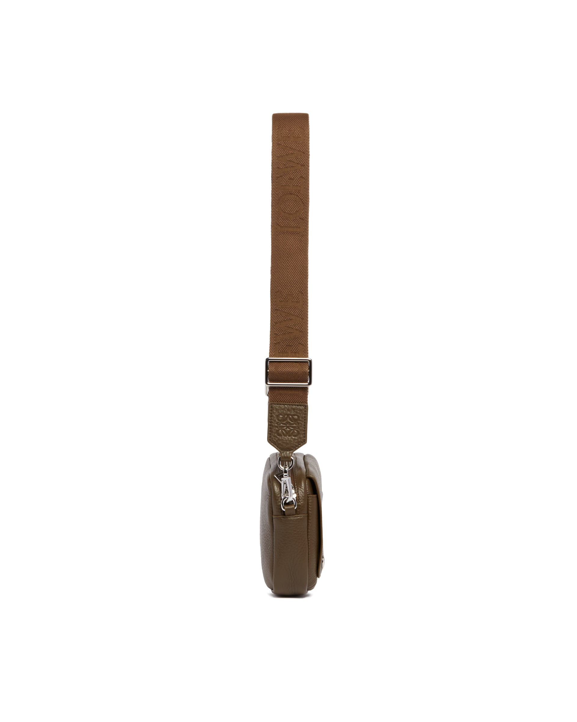 Brown Small Pebble Messenger Bag - 2