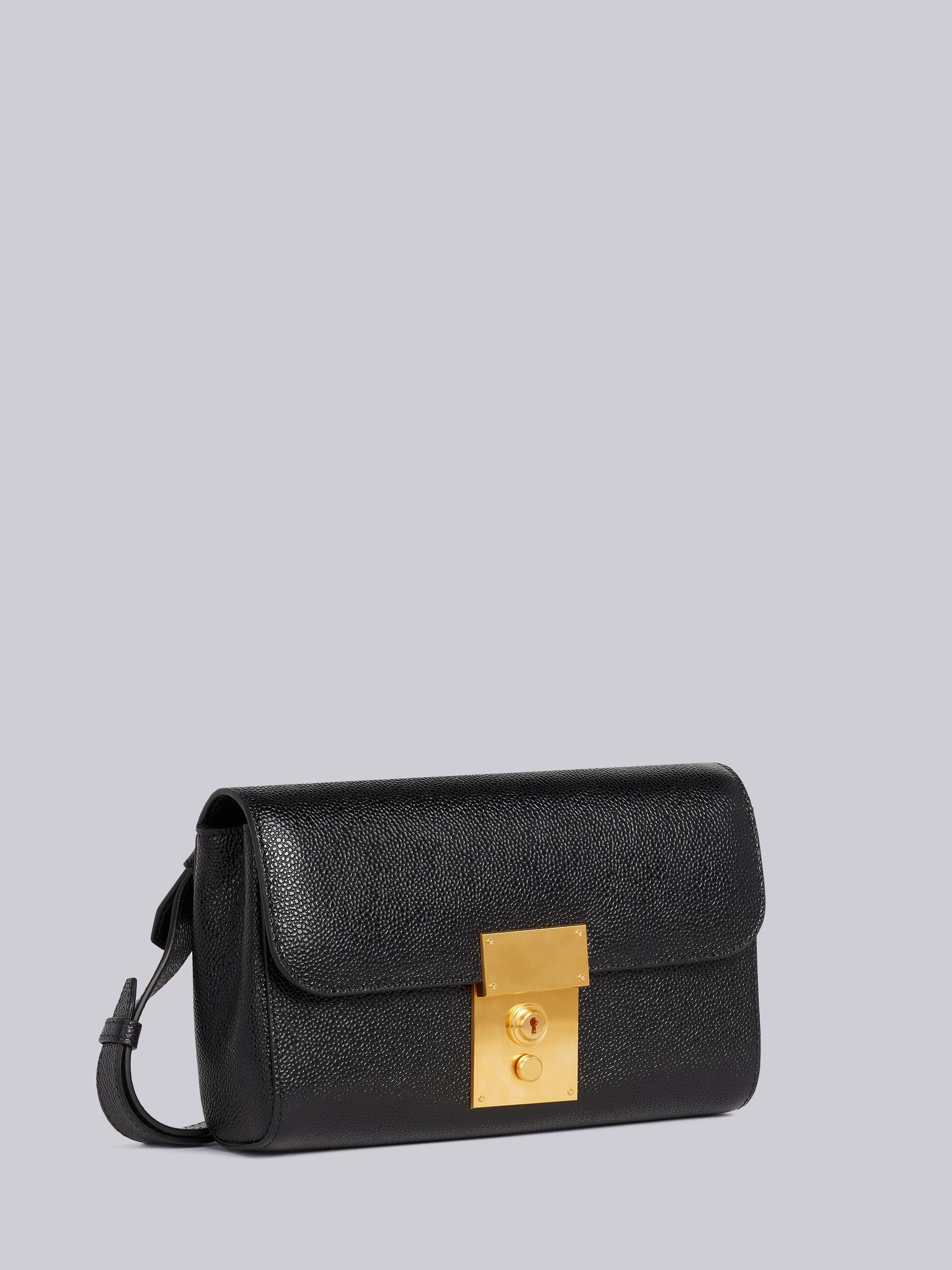 Black Pebble Grain Leather Mr. Thom Belt Bag - 3