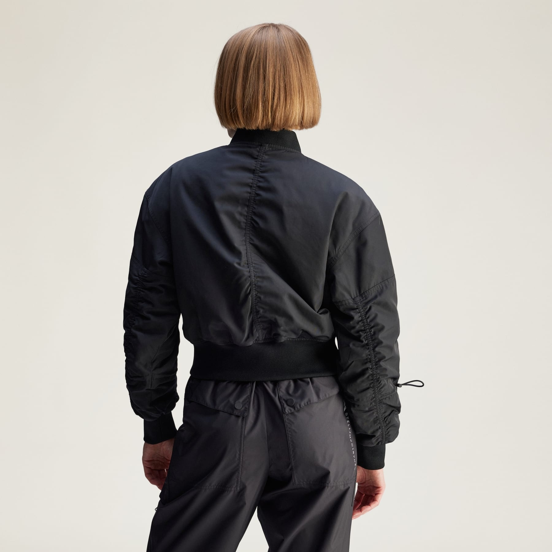 adidas by Stella McCartney TrueNature Woven Bomber Cropped Jacket - 3