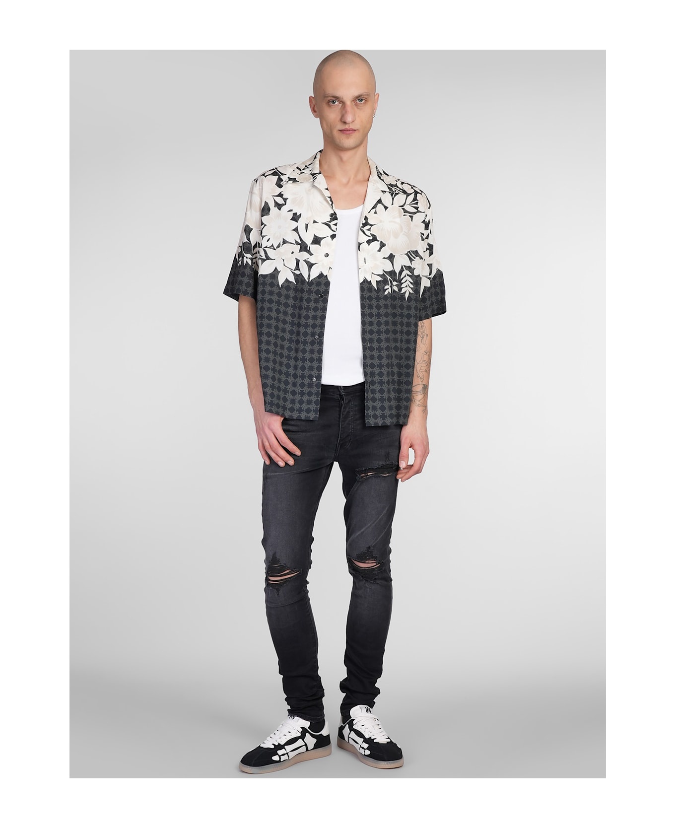 Shirt In Black Viscose - 2