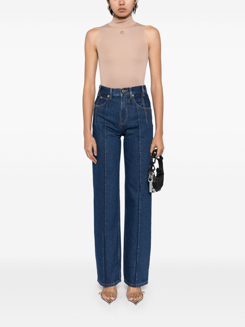 DARKPARK creased straight jeans outlook
