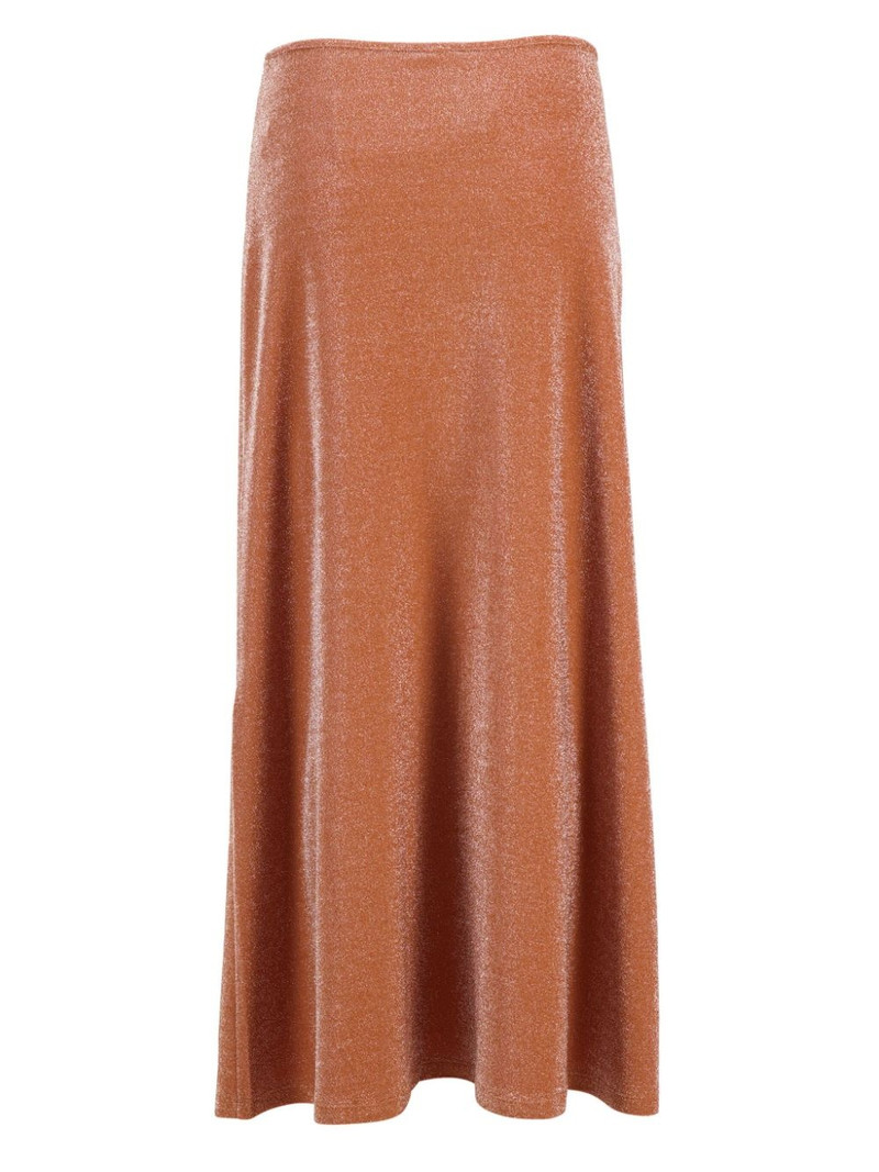 Johanna Ortiz Rainstorm lurex-detail midi skirt outlook