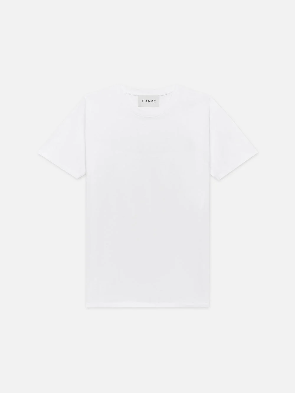 FRAME Logo Tee in Blanc - 1