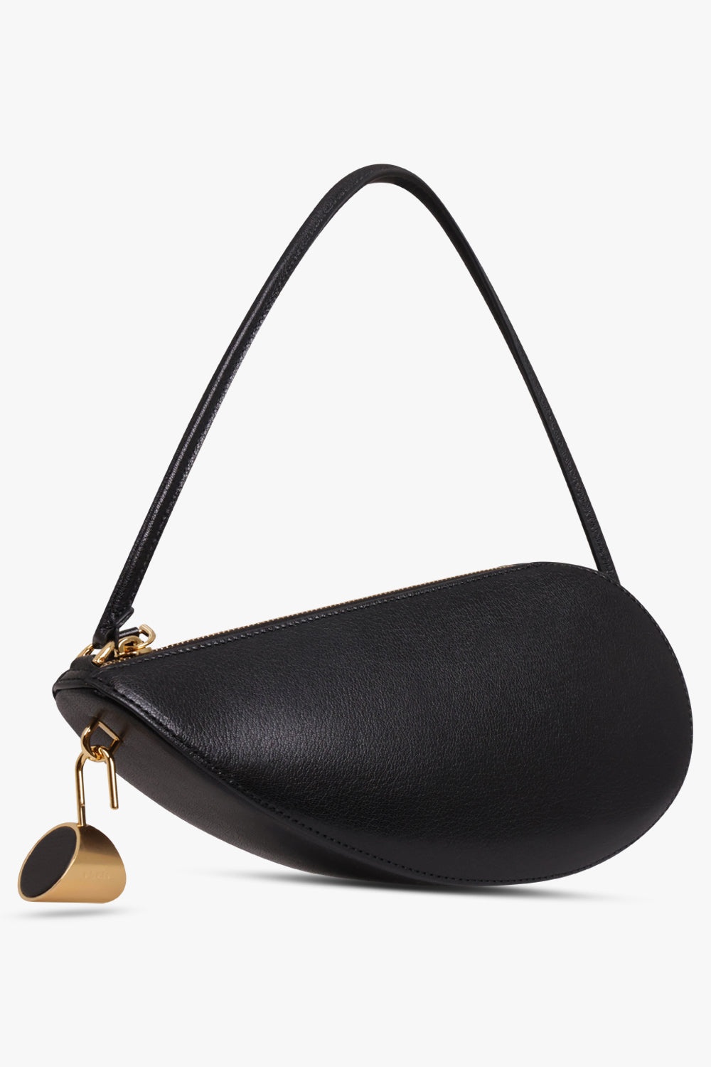 LE DEMI COEUR HALF HEART SHOULDER BAG | BLACK - 2