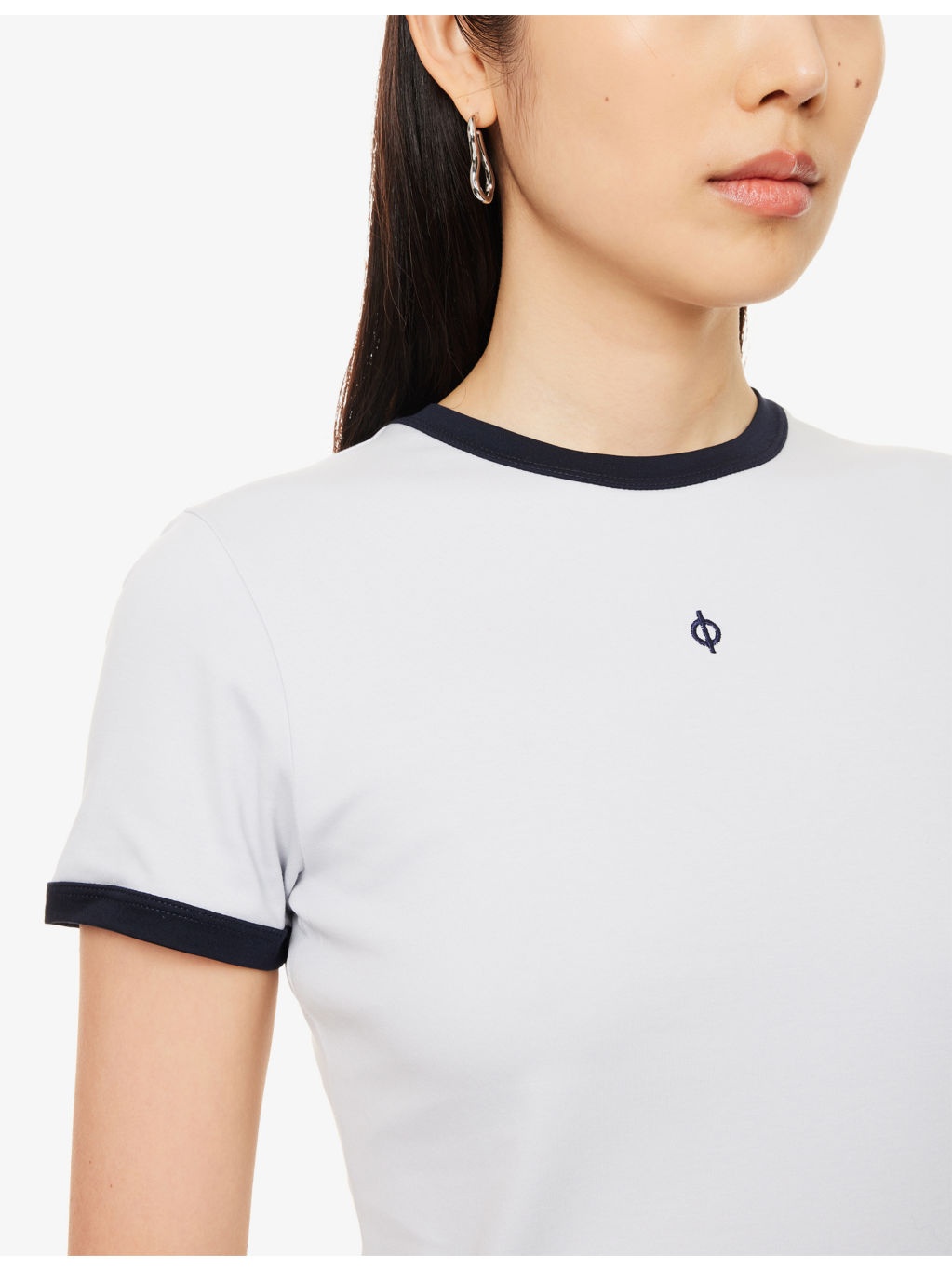 Sabond Round-Neck Cotton-Jersey T-Shirt - 5