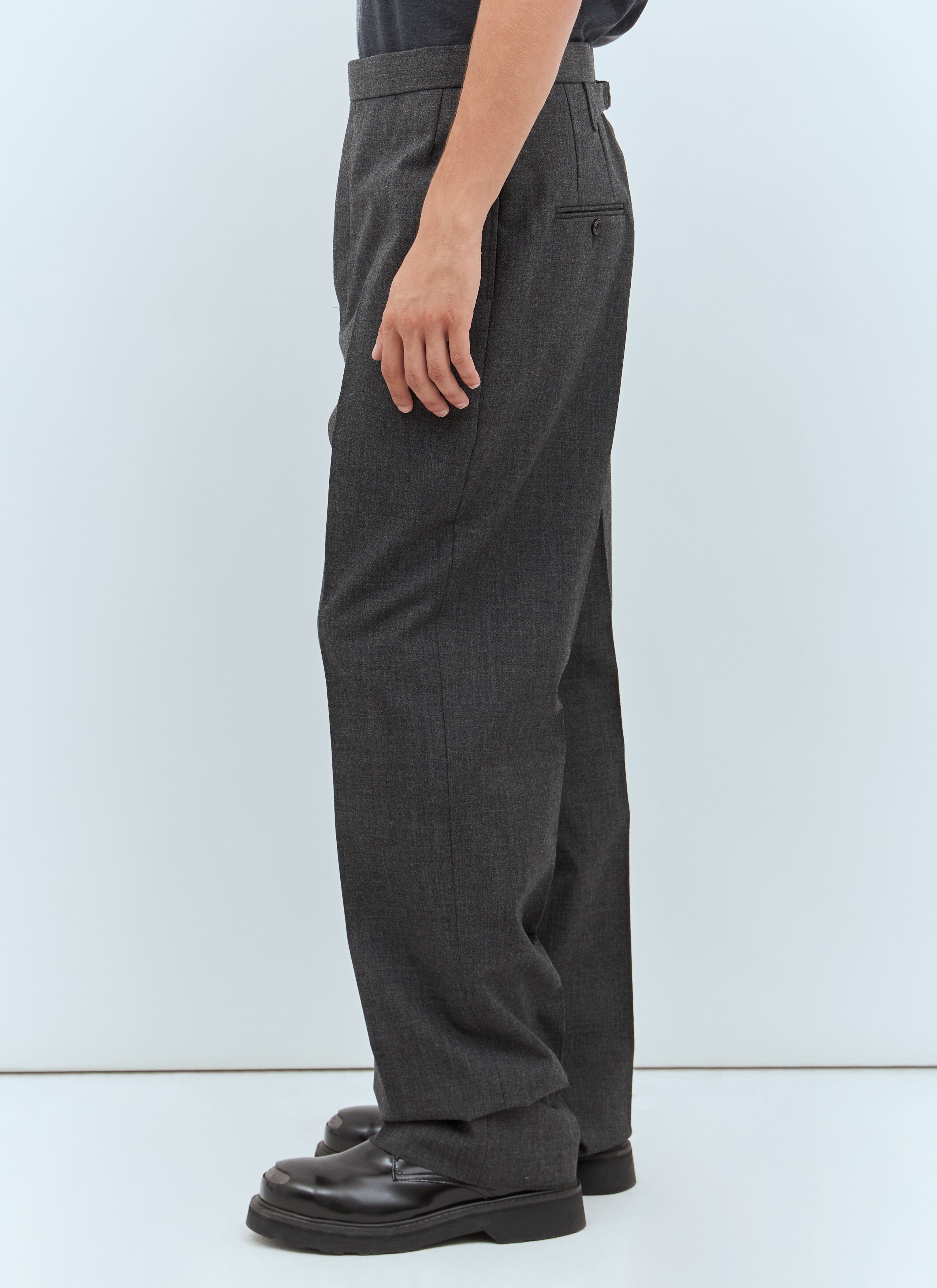 Tailored Wool Pants - 5