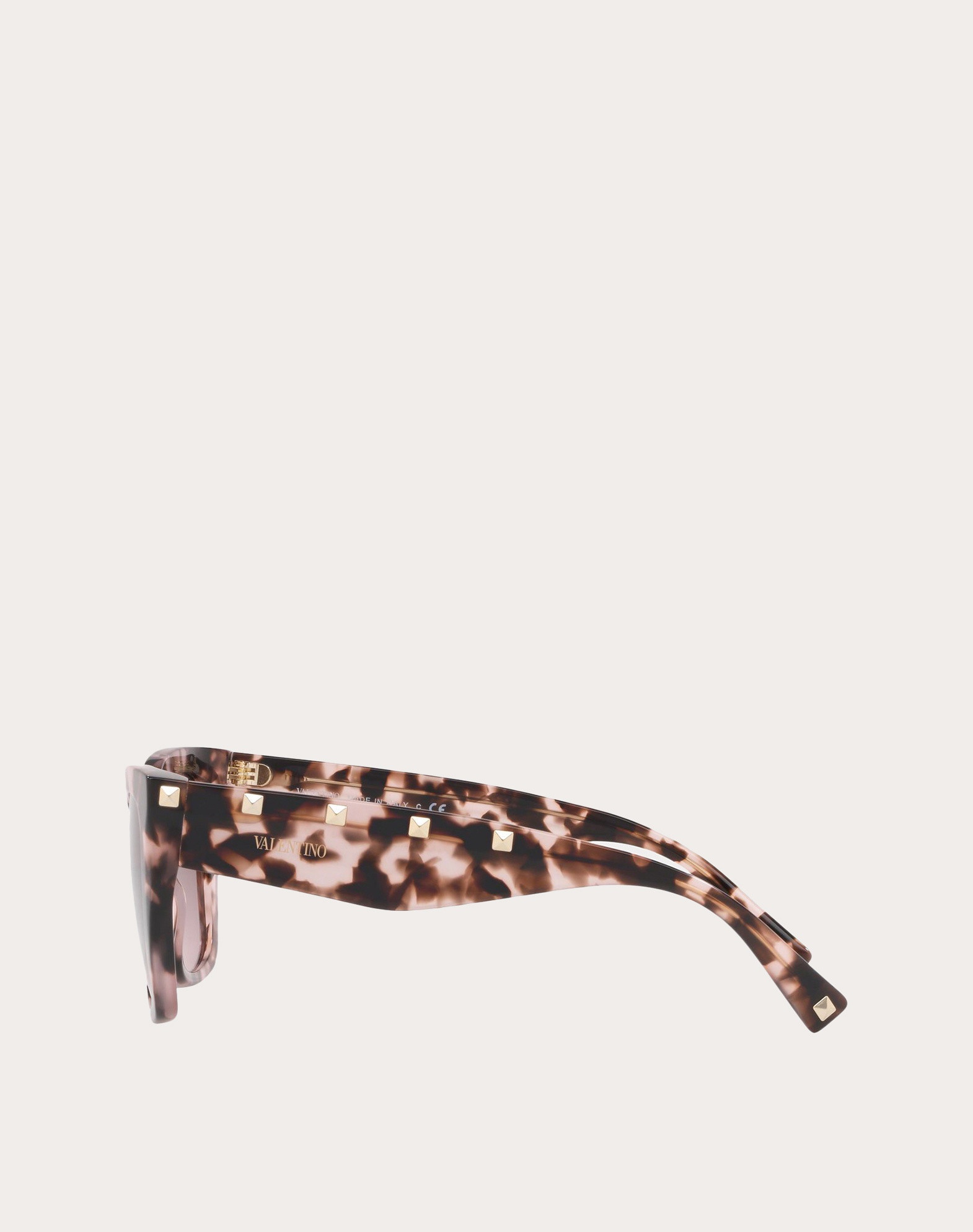 SQUARE ACETATE SUNGLASSES WITH STUDS - 3