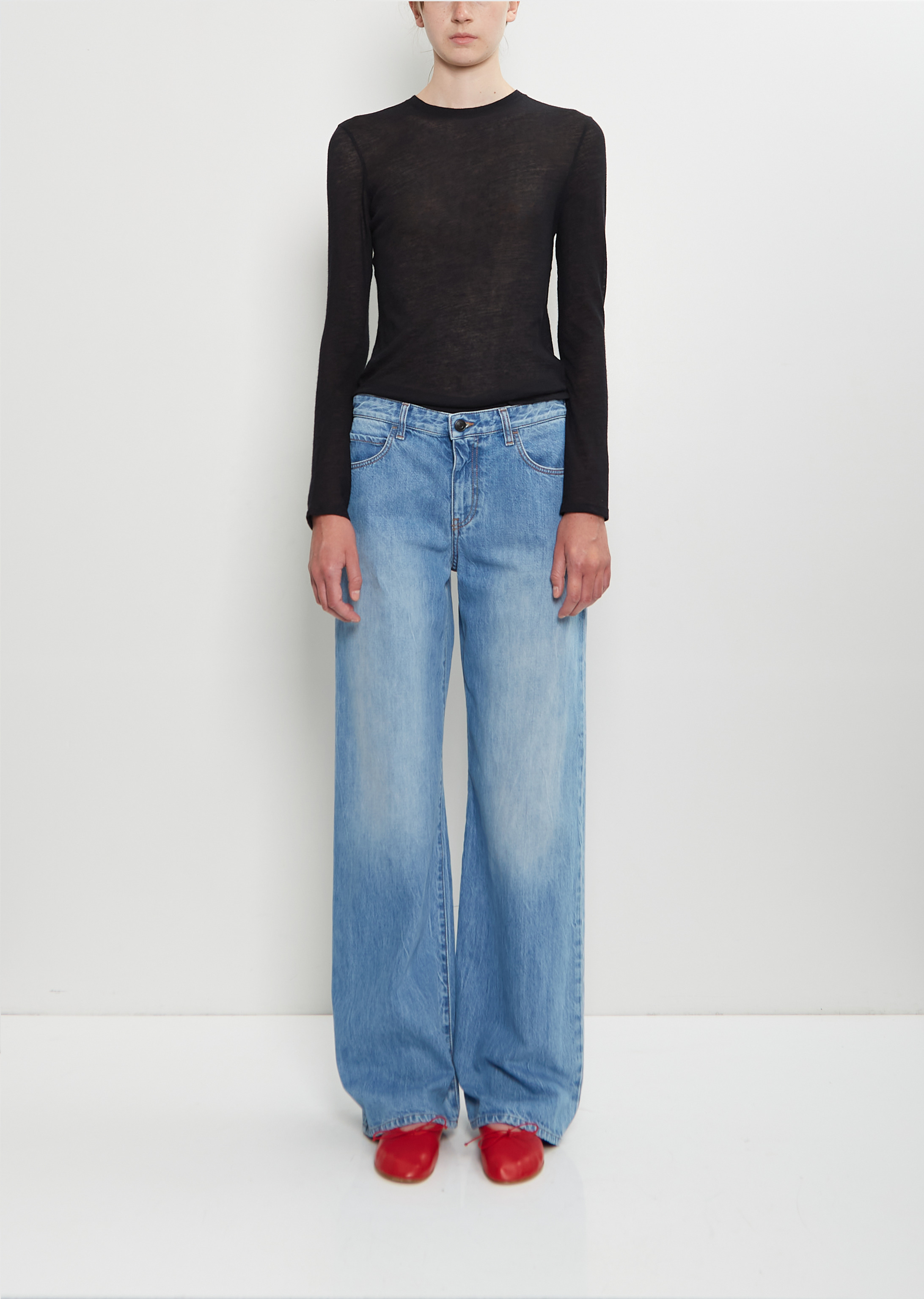 Eglitta Cotton Jean — Blue - 1
