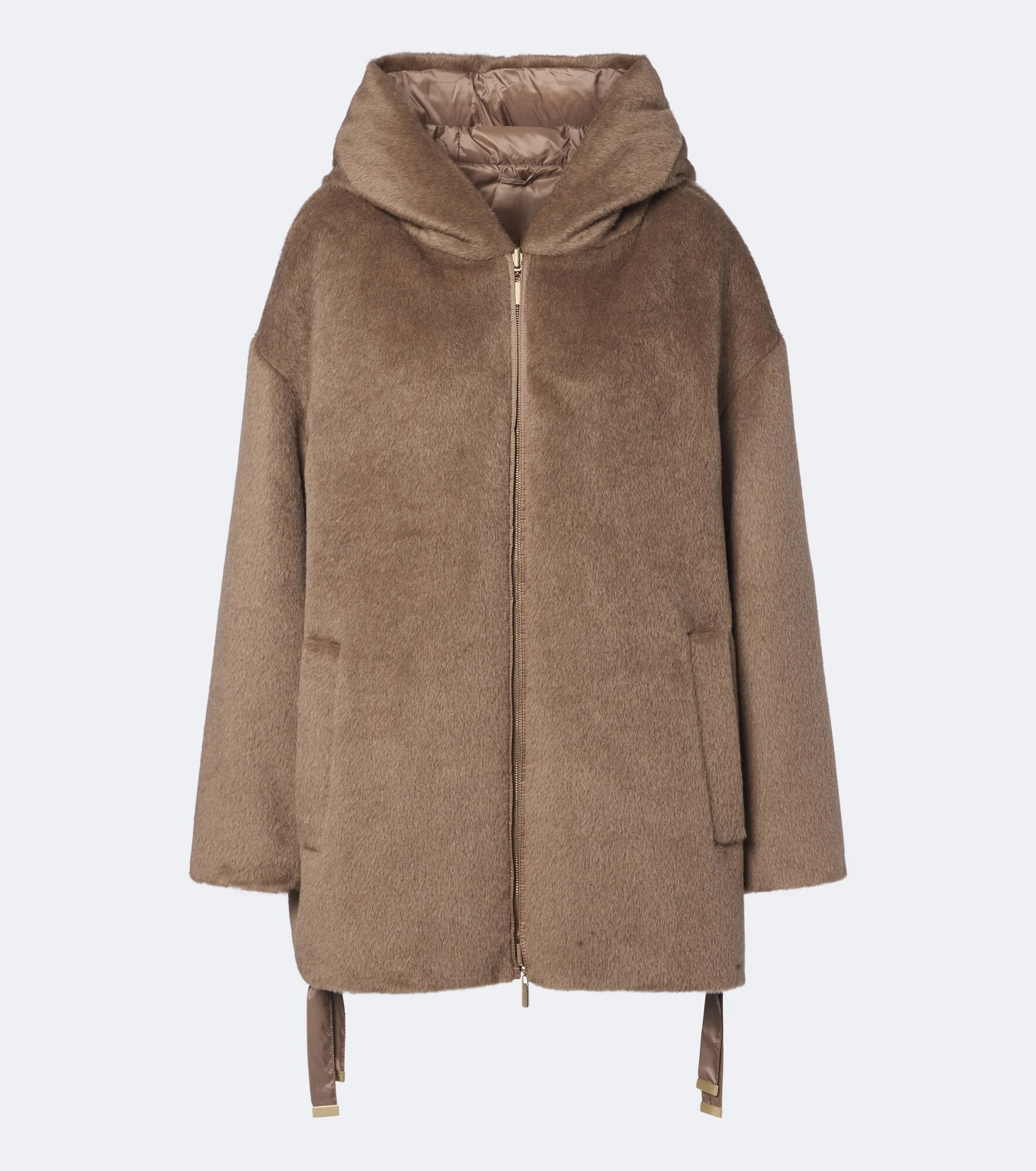 The Cube reversible alpaca and wool down jacket - 1