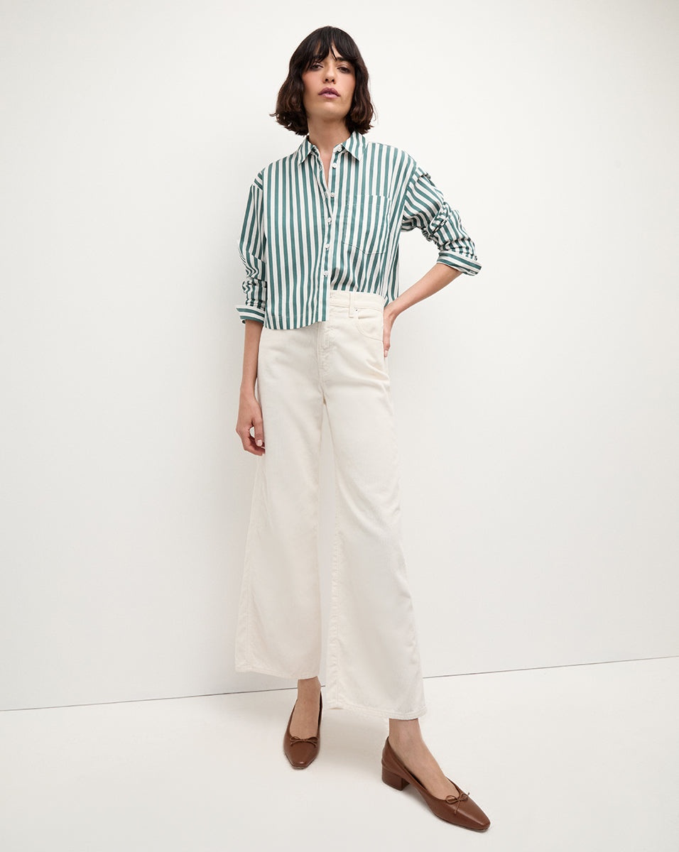 TAYLOR CORDUROY WIDE-LEG PANT - 2