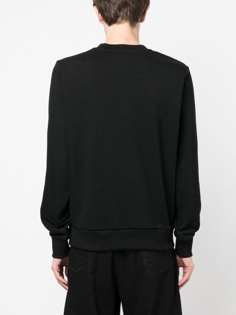logo-print cotton sweatshirt 4