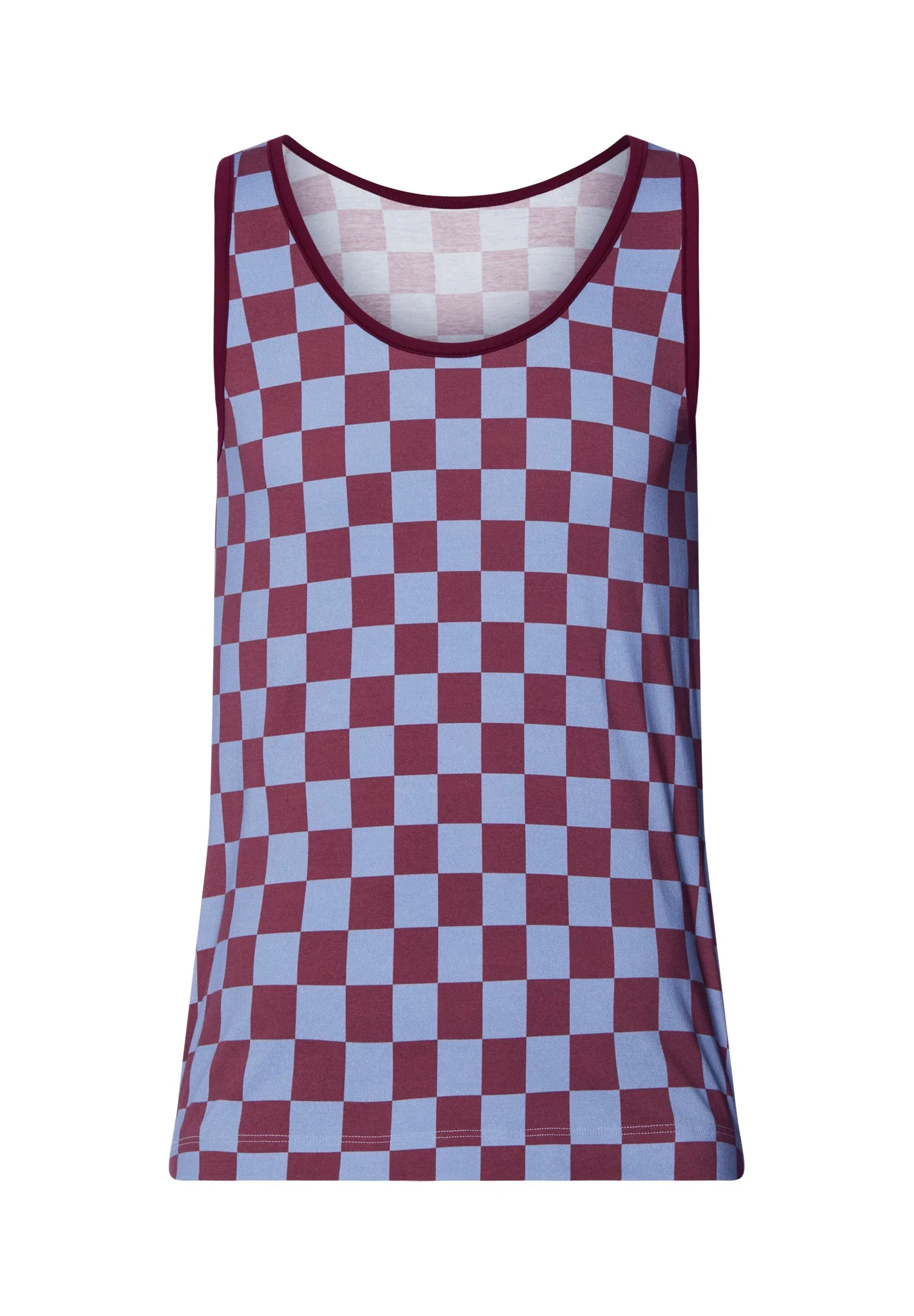 Arthur Arbesser X Hanro Tartan Cotton Tank Top - 1