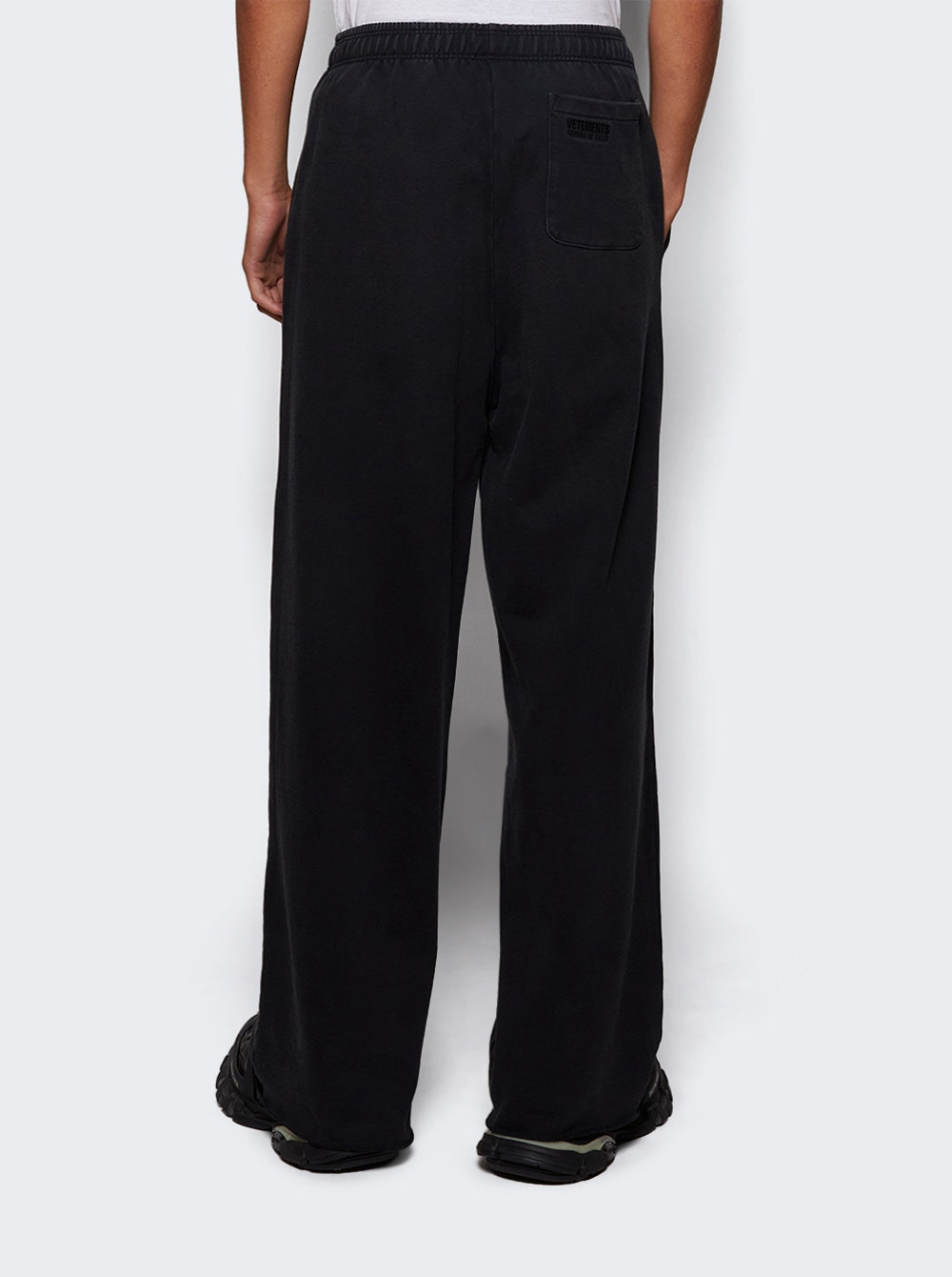 Logo Baggy Sweatpatns Washed Black - 4