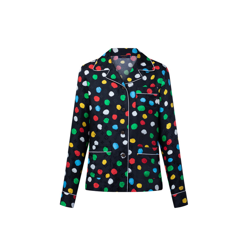 LV x YK Painted Dots Pajama Shirt - 1