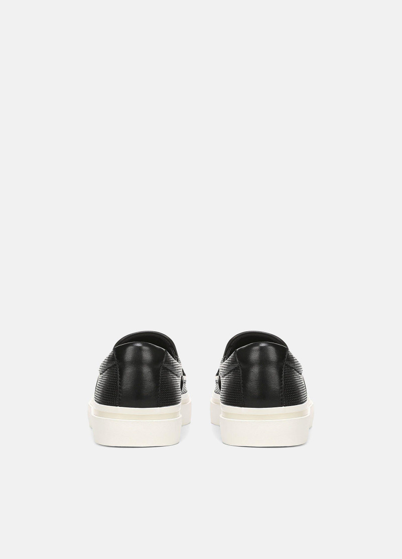 Vince Blair Perforated Leather Sneaker outlook