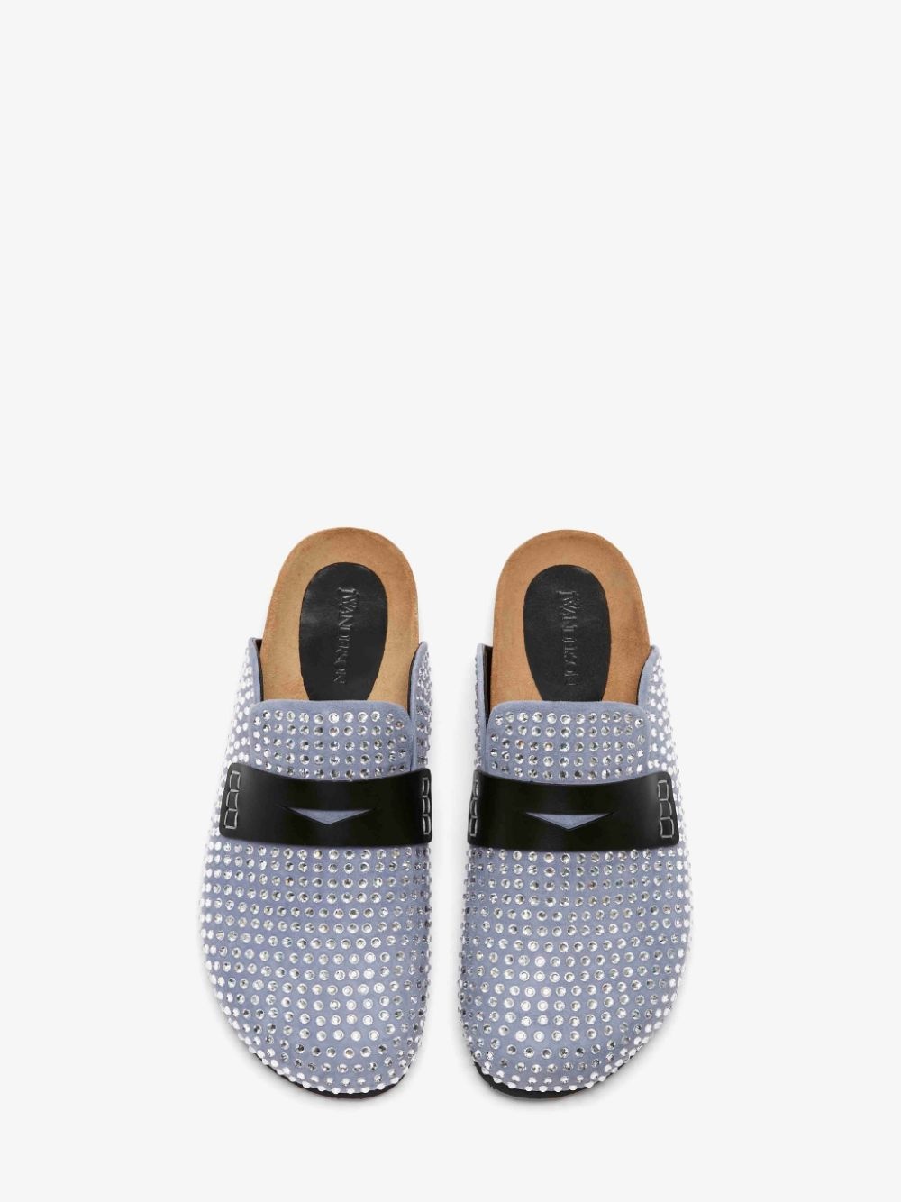 CRYSTAL LOAFER MULES - 4