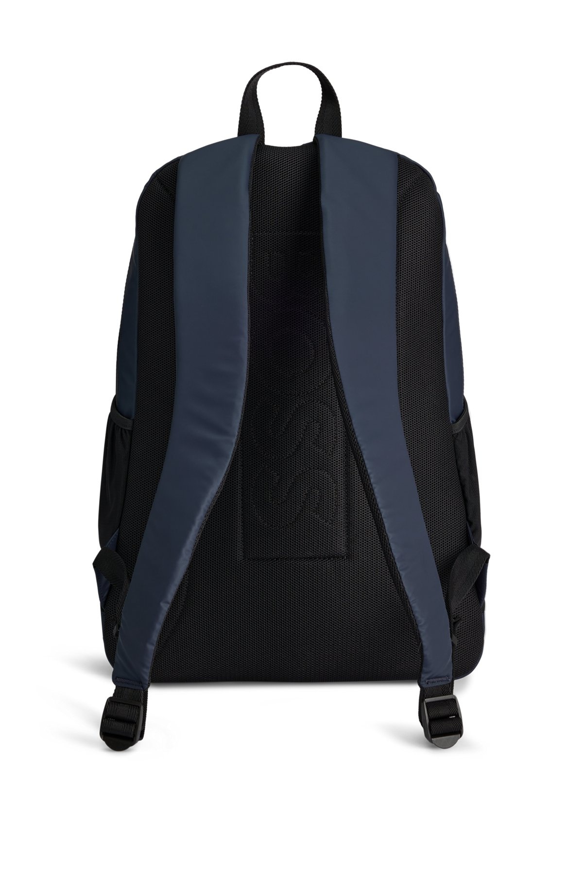 FAUX-LEATHER BACKPACK WITH ZIPPED FRONT POCKET - 2