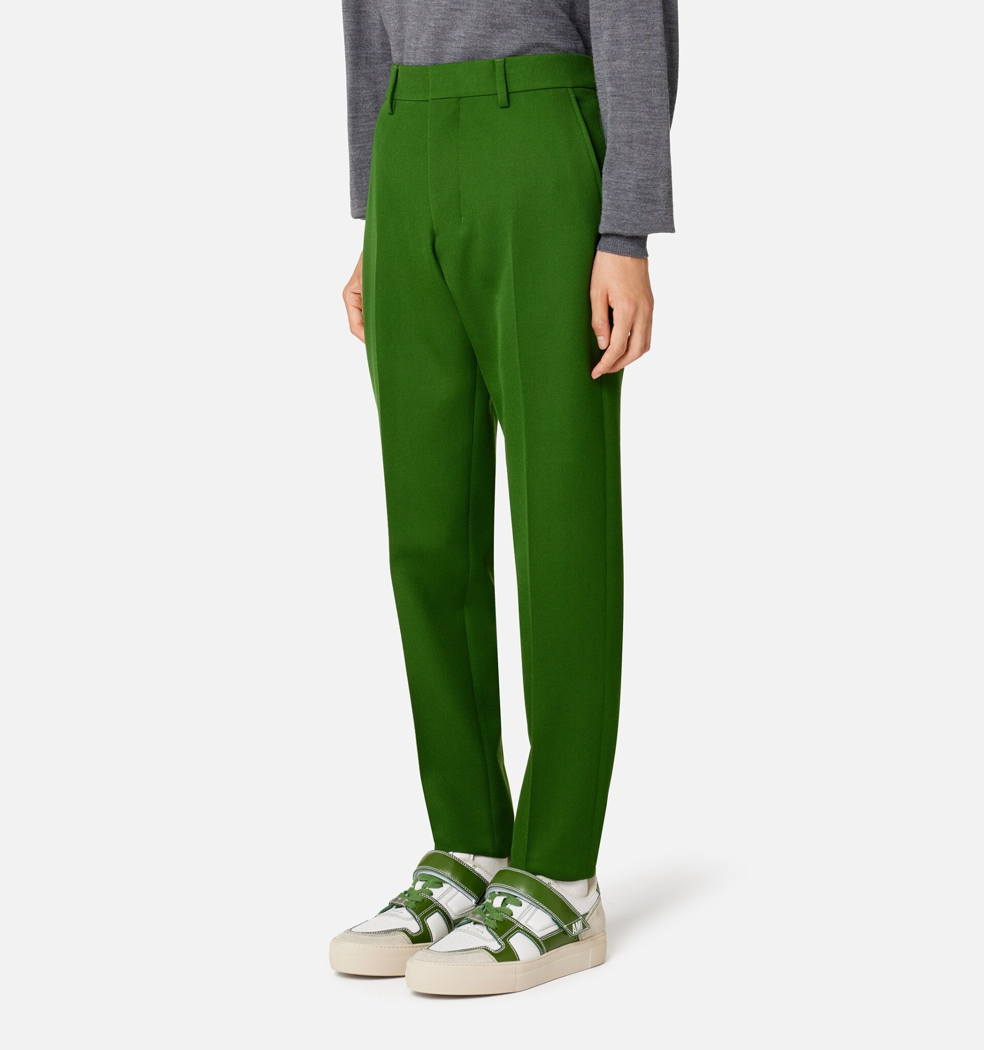 Cigarette Fit Trousers - 3