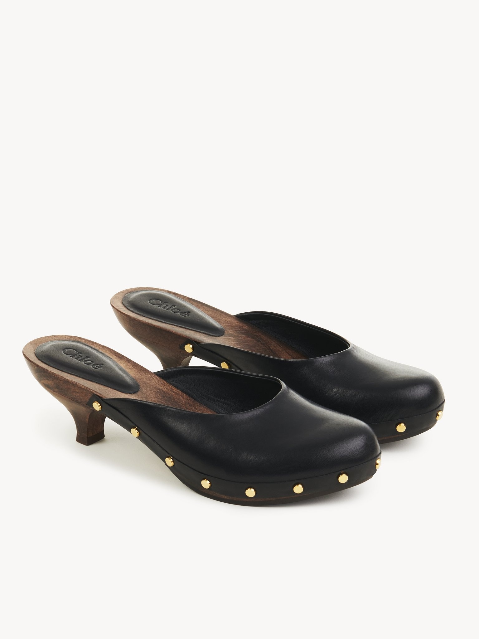 Chloe ニルタフルストラッフミュル CHC24A04VLU 001 Chloé JUDITH CLOG | REVERSIBLE