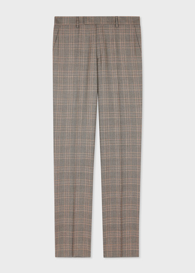 Paul Smith The Brierley - Light Brown Check Wool Suit outlook