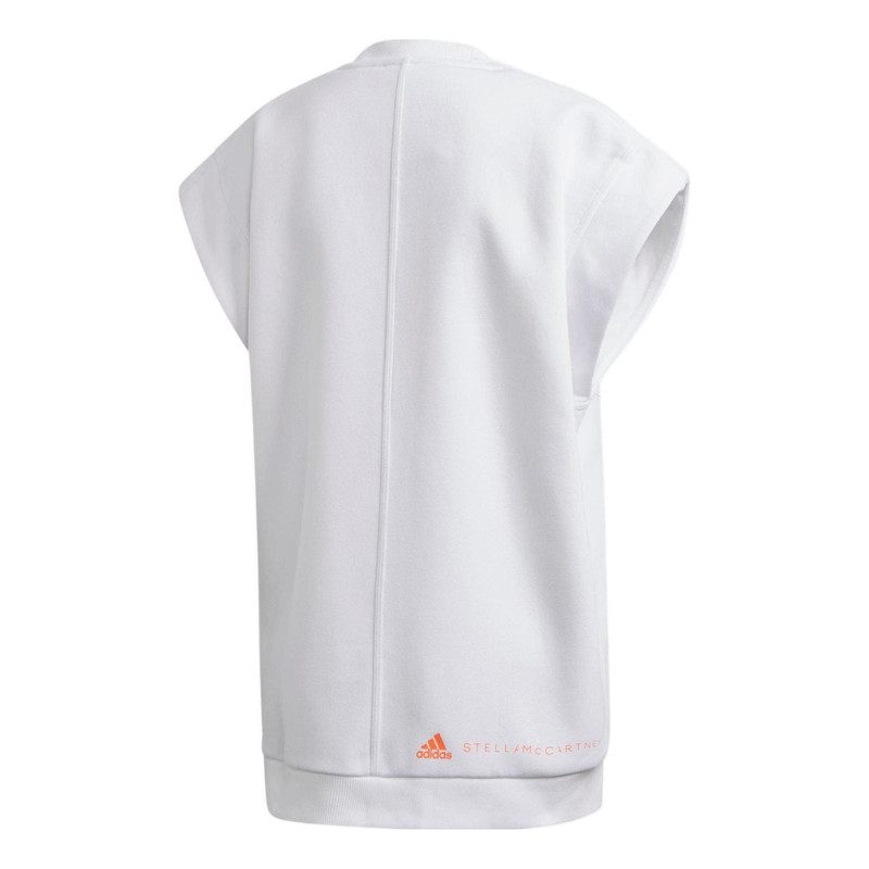 adidas (WMNS) adidas Stella McCartney Muscle Sleeveless Sweatshirt 'White' FU0724 outlook