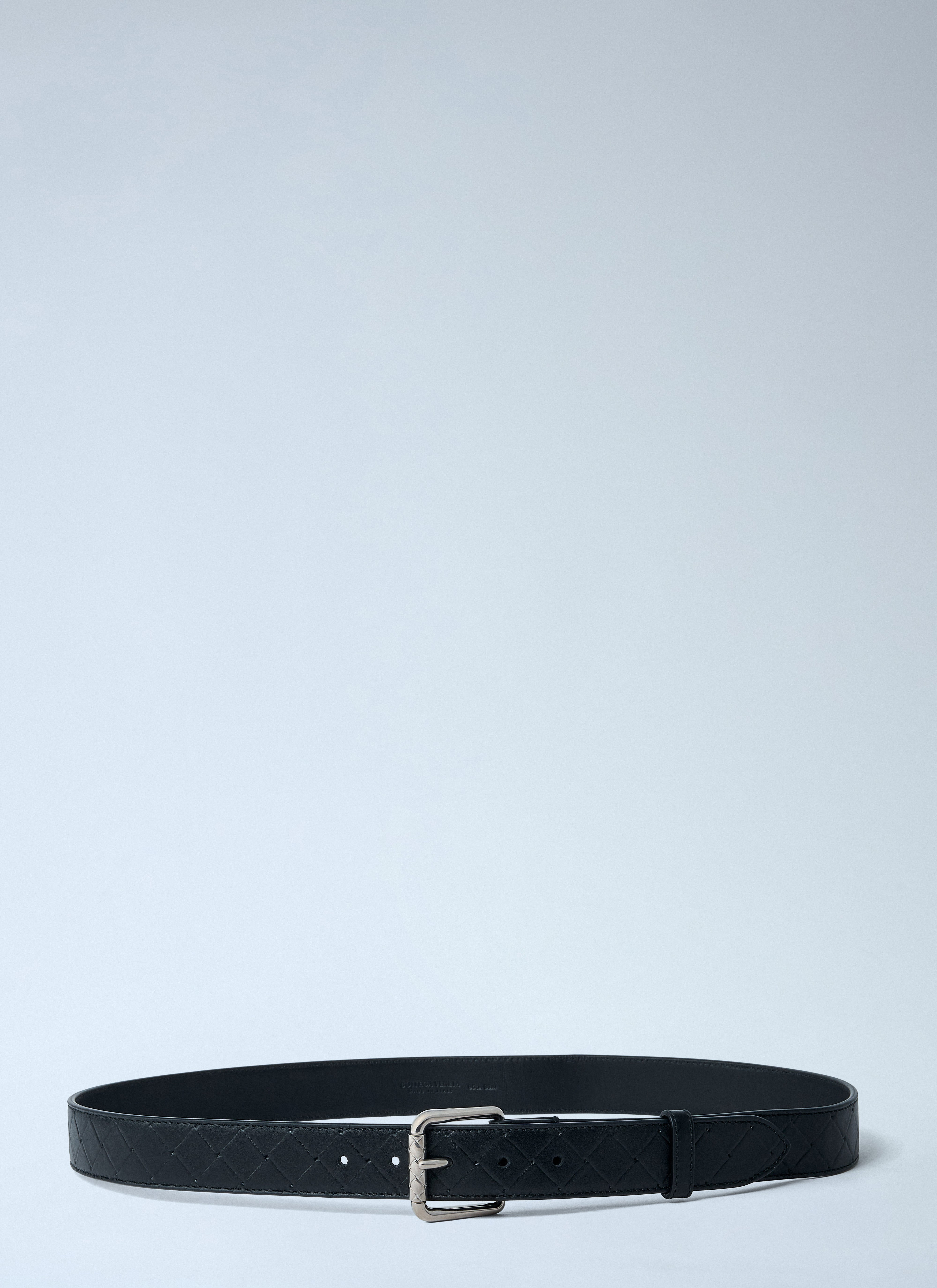 Bottega Veneta Men Intrecciato Stamp Belt - 3