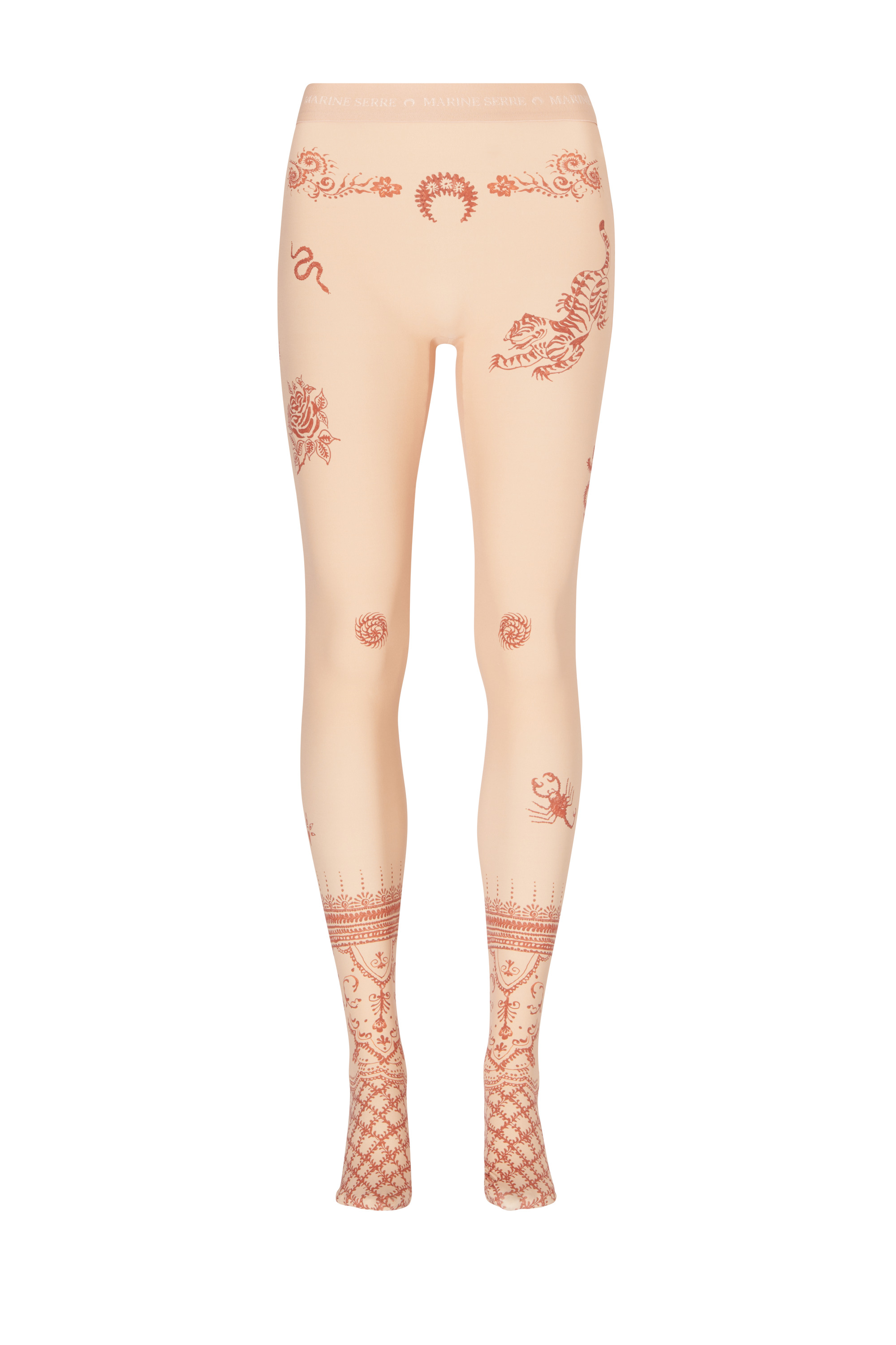 Regenerated Henna Print Leggings - 1